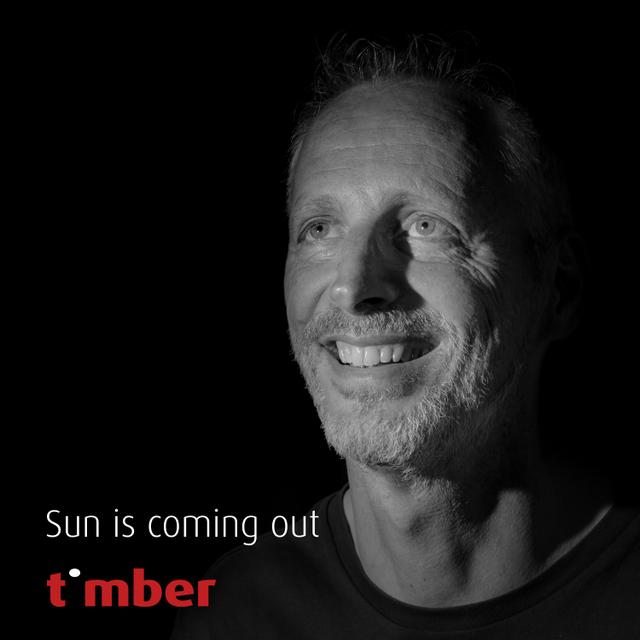 Sun is coming out by timber