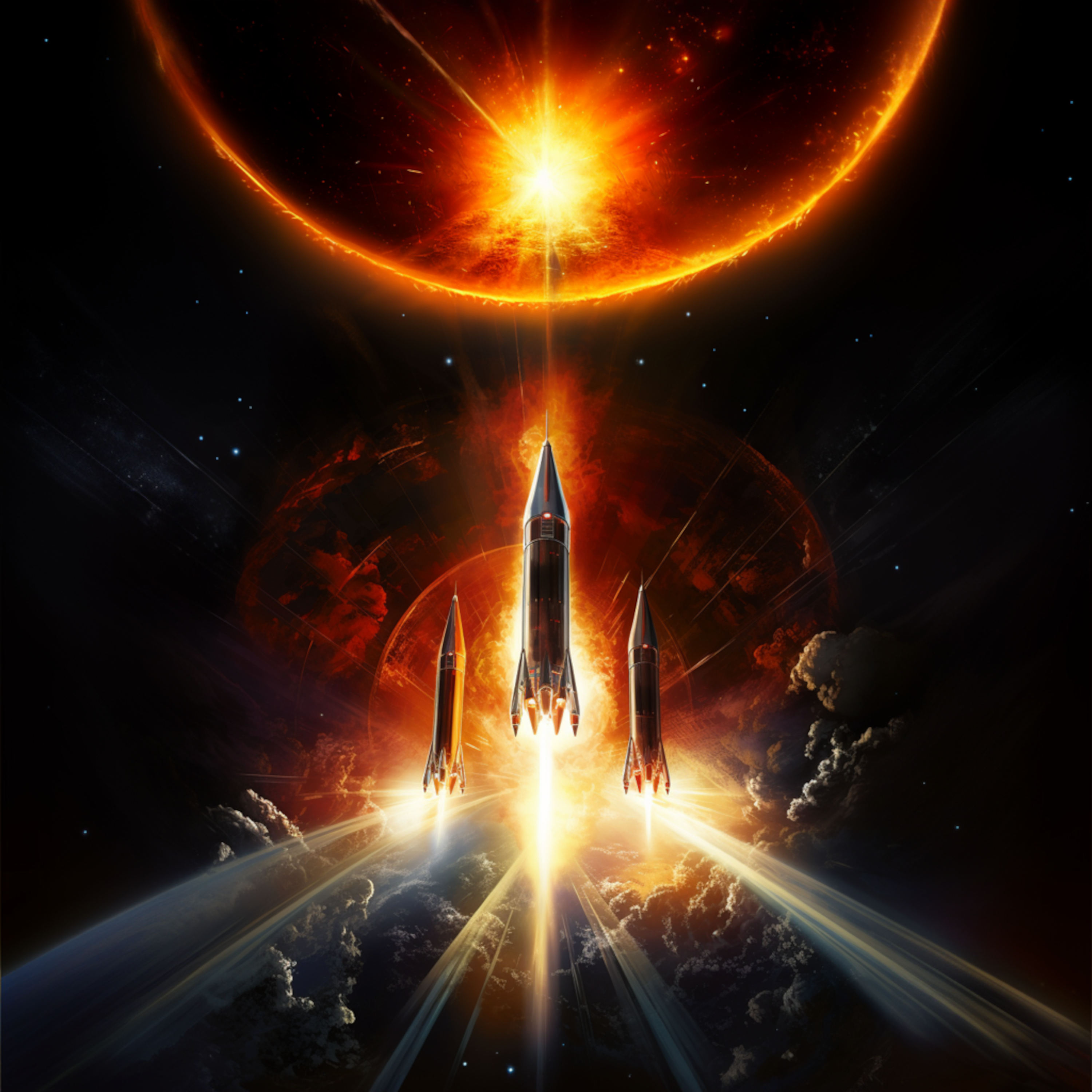 Cover art for Rockets to the Sun by Kid of the Star System