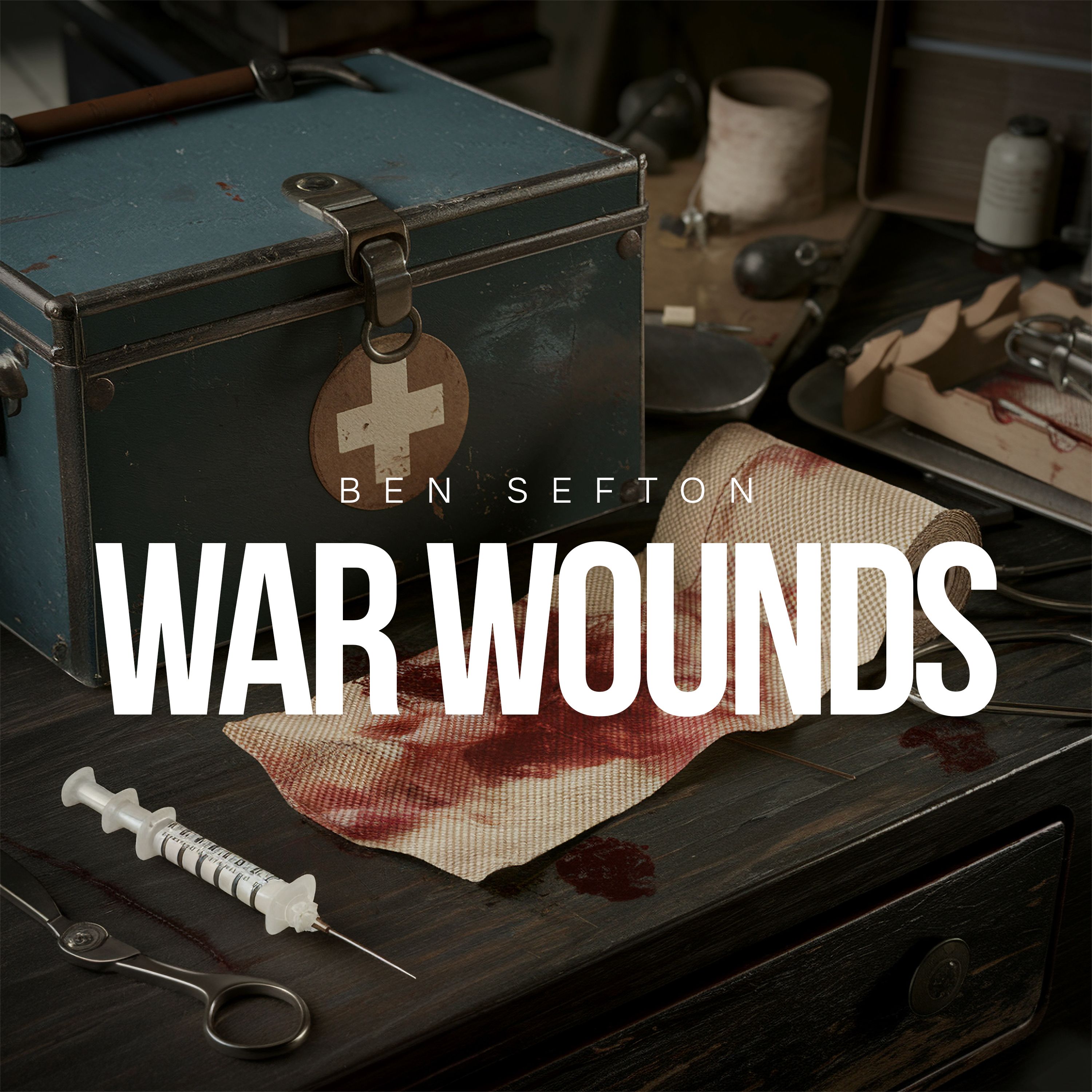 Cover art for WAR WOUNDS by Ben Sefton