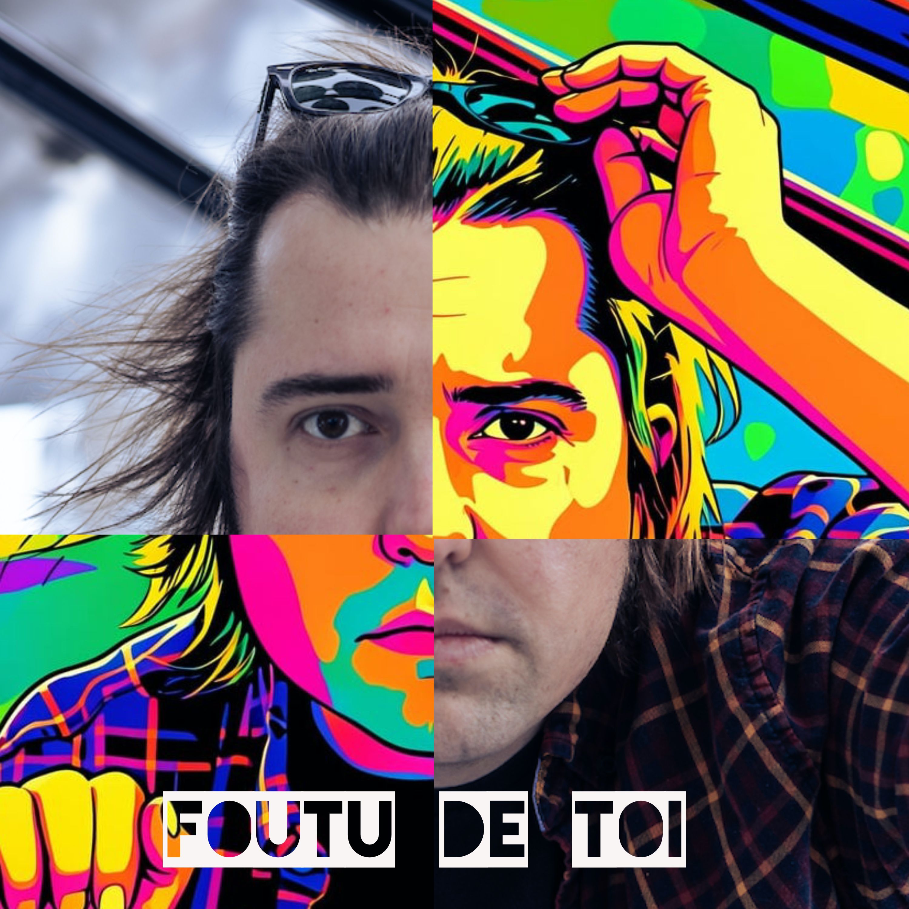 Cover art for Foutu de toi by Thomas Simon Saddier